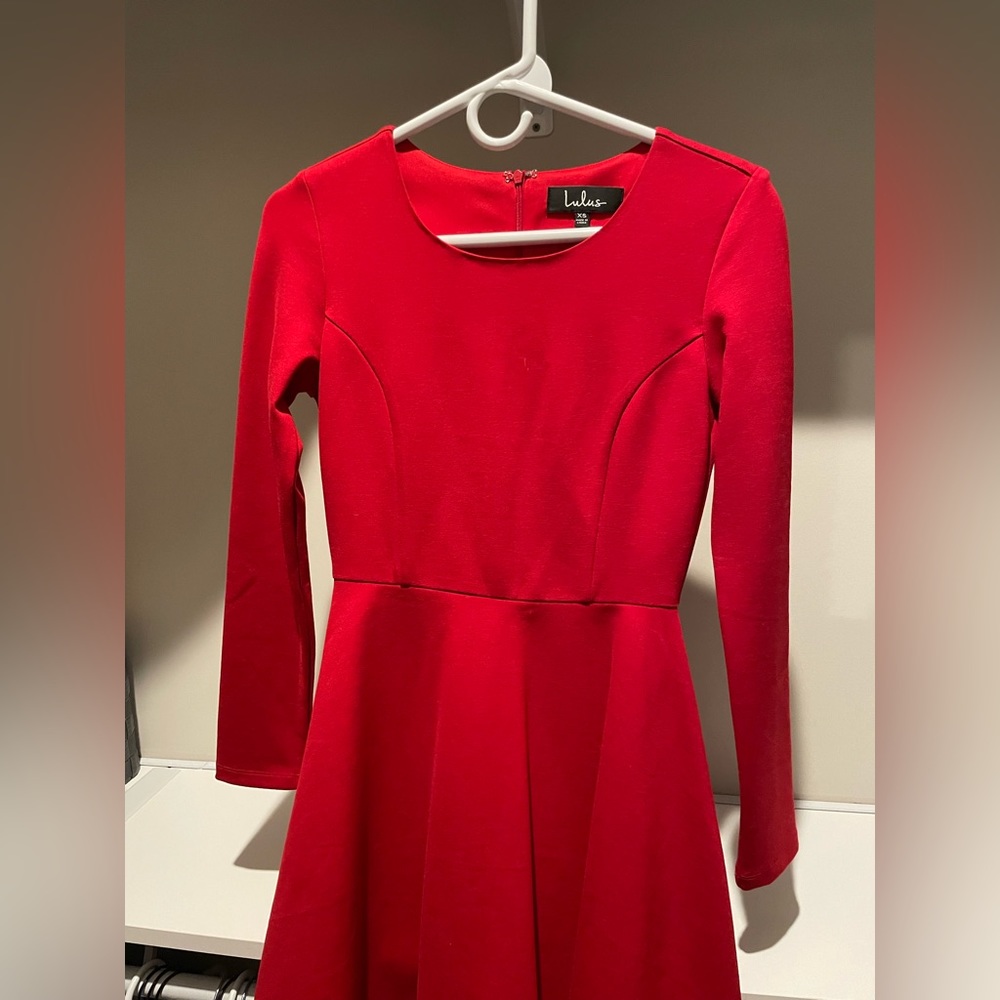 Cute Red skater dress